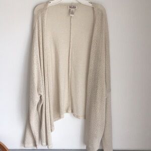 Women's Mudd Long Sleeve Cardigan - Beige